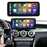 Road Top 12.3 Zoll Carplay Radio Touchscreen für 2015-2018 Mercedes Benz A/C/V Klasse GLA CLA W176 W246 C117 X117 X156 W447 mit NTG 5.0,...