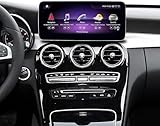 Android 13 Autoradio 12,3 Zoll Touchscreen für 2015–2018 Mercedes Benz A/C/V-Klasse W176 CLA GLA GLC X156 W447 mit NTG 5.0, unterstützt kabellose...