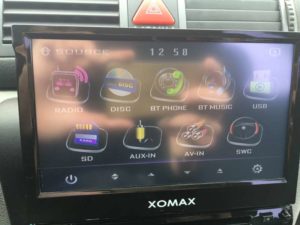 Xomax XM-DTSB928 Test Menü Bildschirm